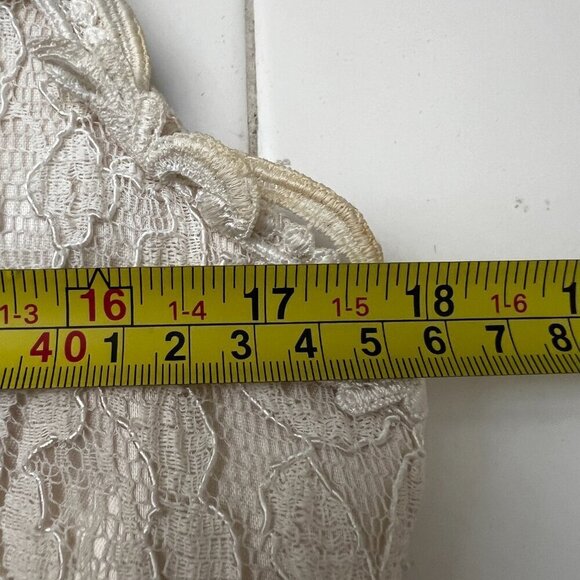 Vtg 90s Scott McClintock Halter Lace Bodice Velvet Bustle Formal Dress 14 READ - Picture 10 of 14